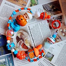 泡泡瑪特手機鏈萌粒重珠子diy手繪珠掛件手機掛飾 歷史價格詳細信息