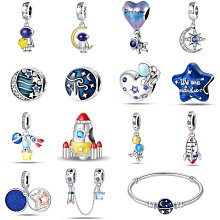 UU代購#Pandora潘多拉旅游系列串珠鍍銀手鏈小串飾珠子DIY手串鋯石吊飾beads 歷史價格詳細信息