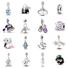 UU代購#Pandora潘多拉DIY珠子鍍銀串珠吊飾手鏈適用項鏈四葉草無限幸運吊墜 歷史價格詳細信息