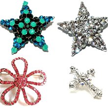 ☆Mimi飾品☆ 浪漫甜美＊典雅粉紅玫瑰花綠葉水鑽＊別針/胸針＊ 歷史價格詳細信息