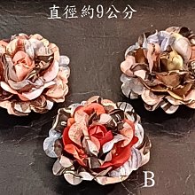B. & W.world *美美的花飾*R13037*各色棉製、緞製、絨製+日本水晶紗***僅存各一朵*** 歷史價格詳細信息
