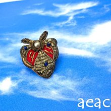 AEACOS@古董 古著vintage 標記AVON 精緻細膩 超美白珠金葉子 香膏盒 可打開 放置照片小物 別針胸針 歷史價格詳細信息