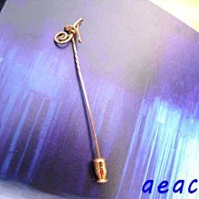 AEACOS@古董 古著 vintage retro MODs 金色線條紋路愛心別針胸針 歷史價格詳細信息