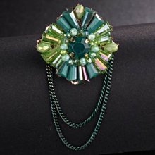 水晶胸針 手工編織胸花-時尚魅力高貴百搭生日情人節禮物女飾品6色73jk1[獨家進口][巴黎精品] 歷史價格詳細信息