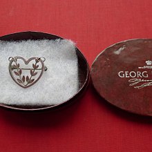 喬治傑生 GEORG JENSEN 236 B 人造藍寶石 純銀 胸針 歷史價格詳細信息