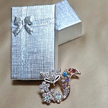 (現貨)金彩色水鑽狐狸【韓版簡約水鑽胸針】 價格比較,價格查詢,歷史價格詳細信息