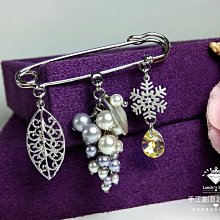 Landy House【手工創意設計精品】奧地利水晶元素~時尚蜜桃珍珠耳環 歷史價格詳細信息