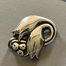 喬治傑生 Georg Jensen 純銀心型項鍊/對鍊(2條合售直購價18500) 歷史價格詳細信息