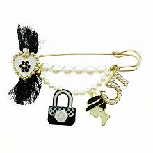 珍珠別針 5.2x5.2公分 J038-B344 水晶鑽別針 胸針 流行飾品 歷史價格詳細信息