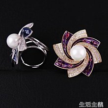 三環絲巾扣高檔山茶花精美胸胸花固定扣百搭配飾大圍巾披肩扣女~告白氣球 歷史價格詳細信息