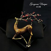 高檔精致小鹿圣誕胸針女生禮物2022年新款毛衣胸針大衣配飾品5152【爆款】~定價,請咨詢yo 歷史價格詳細信息
