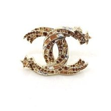 【日本二手】CHANEL 香奈兒 21S 新款 金色銀色水鑽五角星星 胸針 價格比較,價格查詢,歷史價格詳細信息