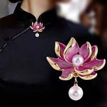 母親節禮物 明星同款 荷花珍珠胸針禮盒 歷史價格詳細信息