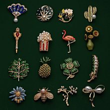 胸針 別針 珍珠胸針女開衫別針扣裙腰圍改小神器收腰ins潮固定衣服配飾簡約 衣服配飾-寶島百貨 歷史價格詳細信息