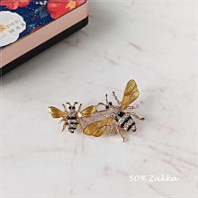 胸針 別針 蜜蜂胸針女高檔胸花韓國奢華大氣質徽章裝飾別針創意百搭衣服配飾 衣服配飾-寶島百貨 歷史價格詳細信息