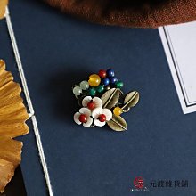 精品免運-一花一葉 復古手工編制古風胸針 女旗袍開衫漢服領針 文藝ins別針 價格比較,價格查詢,歷史價格詳細信息