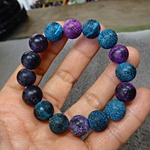 天然海藍寶12mm天然海藍寶手鍊藍色冰種透體單圈男女水晶手串佛珠保真-玲瓏心飾 歷史價格詳細信息