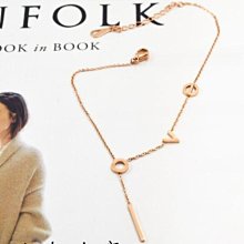 18K玫瑰金love五圓牌雙層鍊腳鍊 歷史價格詳細信息