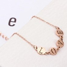 18K玫瑰金love五圓牌雙層鍊腳鍊 歷史價格詳細信息