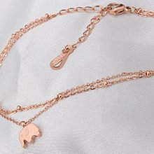 18K玫瑰金雙層小象項鍊 價格比較,價格查詢,歷史價格詳細信息