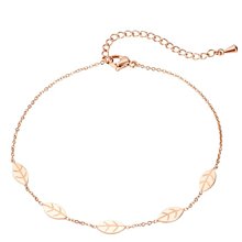 《 QBOX 》FASHION 飾品【B20N101】 精緻氣質百搭圓珠雙層鏈玫瑰金鈦鋼腳鍊/腳環 歷史價格詳細信息