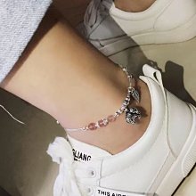 香港正生純銀 HK 水滴單鑽腳鍊 925純銀 如意貓 歷史價格詳細信息