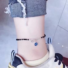 香港正生純銀 HK 星星月亮單鑽腳鍊 S925 流行飾品 如意貓 歷史價格詳細信息