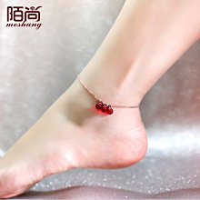 【熱賣精選】韓版鍍18K玫瑰金錢幣鈴鐺腳鏈女彩金閨蜜配飾刻字飾品#腳鏈#女生飾品 歷史價格詳細信息