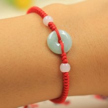 本命年手工編織天然玉石紅繩腳鏈繩鈴鐺男女腳環腳串簡約時尚百搭特艾超夯 精品 歷史價格詳細信息