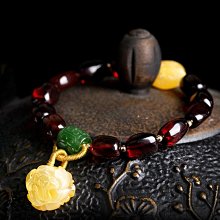 天然金珀精工老型桶珠高莊9/10/12多款可定制，緬甸老礦料11474 歷史價格詳細信息