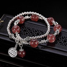 『超夯』天然粉水晶鬆石手鏈 女潮流百搭可愛時尚個性手串流行飾品男女個性飾品~RB10431  悅家 歷史價格詳細信息