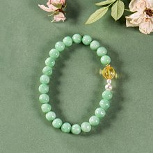 翡翠玉石手鏈淡綠色女款天然a貨翡翠簡約算盤珠手串節日禮物特艾超夯 精品 歷史價格詳細信息