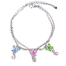 雙鑽蝴蝶腳鍊 簡約優雅氣質首飾 腳鍊女生 森系鏤空蝴蝶腳環 鋯石腳鏈 日韓流行飾品配件 玫瑰金流蘇腳鍊 日系時尚潮流精品 歷史價格詳細信息