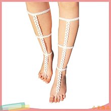 小美飾品Lk Boho 鉤針棉質腳鍊手鍊赤腳涼鞋足部首飾腳鍊 價格比較,價格查詢,歷史價格詳細信息