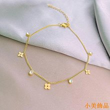 晴天飾品[金品 沙金飾品] 日韓時尚小紅書抖音同款腳鏈越南沙金鍍金夏季愛心鈴鐺多線腳鏈女 歷史價格詳細信息