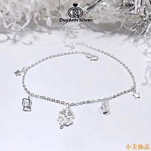 晴天飾品Duyanh 銀腳鍊銀 5 銀手鍊配 4 葉草幸運銀 價格比較,價格查詢,歷史價格詳細信息