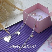 925純銀意大利腳鍊．大．愛戀心串心．閃亮愛心．寬版4mm【贈收納盒】平價時尚《銀玥工坊》文青閨蜜情人聖誕耶誕節生日禮 歷史價格詳細信息