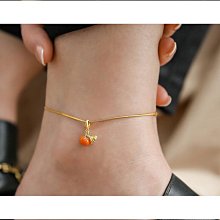 腳鍊 不規則紅色串珠【NAS24】 歷史價格詳細信息