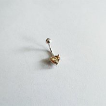 三角鑽 肚臍環 黃褐 925純銀 價格比較,價格查詢,歷史價格詳細信息