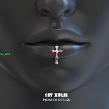 唇釘 唇環 辣妹必備????DK 圣血系列唇環唇釘朋克 無需打孔軟可調節松緊-滿599免運 歷史價格詳細信息