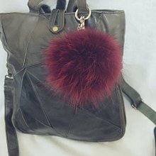 全新品正韓 真獺兔毛  紅色兔耳朵毛球包包吊飾*鑰匙圈* 歷史價格詳細信息
