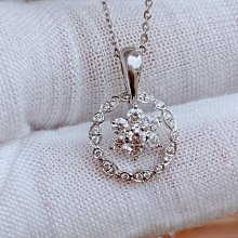 周生生PROMESSA18K白色黃金星宇鉆石吊墜 主鉆0.1 歷史價格詳細信息