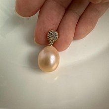 便宜撿漏，實卡13.5mm天然淡水愛迪生大龍珠純銀王妃款吊墜 歷史價格詳細信息