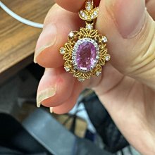 k鉆石藍寶石帕帕拉恰吊墜。臺面很大。85分藍寶石。16分 價格比較,價格查詢,歷史價格詳細信息