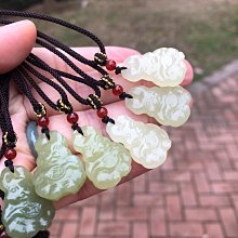 和田玉青玉小猴子吊墜，掛墜，包掛，鑰匙掛，手機掛，39非6174 歷史價格詳細信息