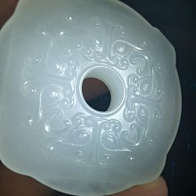 青海和闐玉—白玉獸面玉琮平安扣吊墜男女掛件玉佩四面守護玉墜 價格比較,價格查詢,歷史價格詳細信息