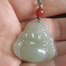 標價即賣價，天然和闐玉且末天空藍帶糖自在佛掛件吊墜，寬高厚2 歷史價格詳細信息