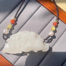 一級和闐白玉籽料項鍊(36羅漢) 歷史價格詳細信息