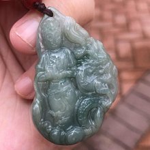 天然翡翠a貨緬料危料冰種高冰種玻璃鋼葉子吊墜項鏈吊墜大業有成11098 歷史價格詳細信息