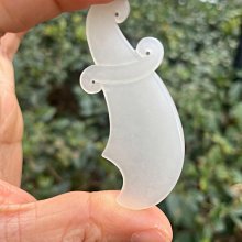 特價出和闐玉一細青玉吊墜項鍊吊墜掛件 和闐玉白玉公主扣吊墜項 歷史價格詳細信息